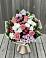 Букет цветов из: Альстромерии, Гвоздики, Розы и Хризантемы в Урус-Мартане