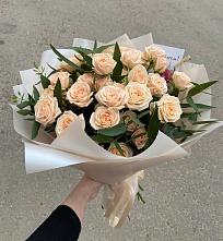 Букет Кремовые розы Латте в Урус-Мартане