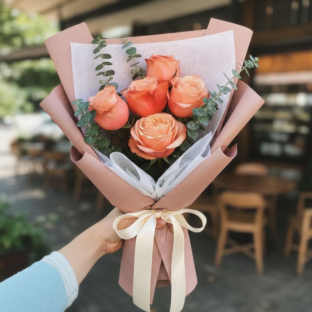 Букет цветов из: Розы в Урус-Мартане