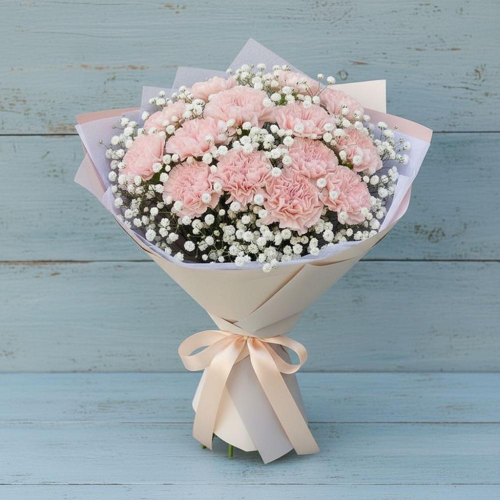 Букет цветов из: Гвоздики в Урус-Мартане