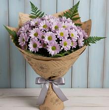 Букет цветов из:  Хризантемы в Урус-Мартане