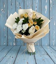 Букет цветов из:  Розы и Хризантемы #REPLACE_PRED# Урус-Мартане