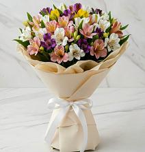 Букет цветов из:  Альстромерии в Урус-Мартане