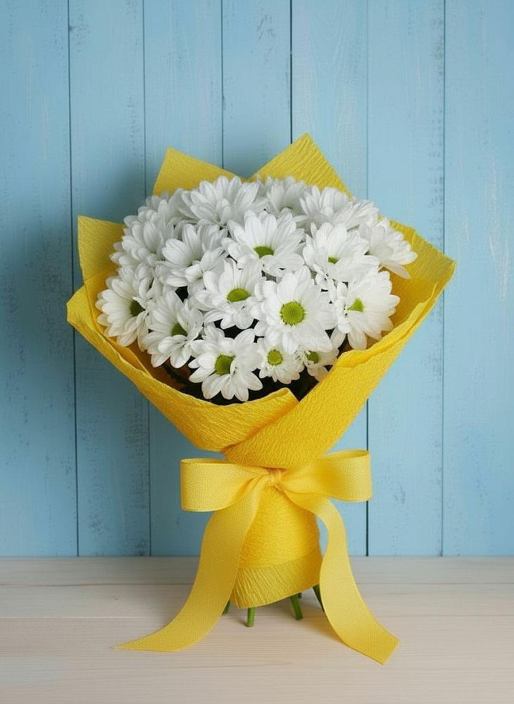 Букет цветов из: Хризантемы в Урус-Мартане