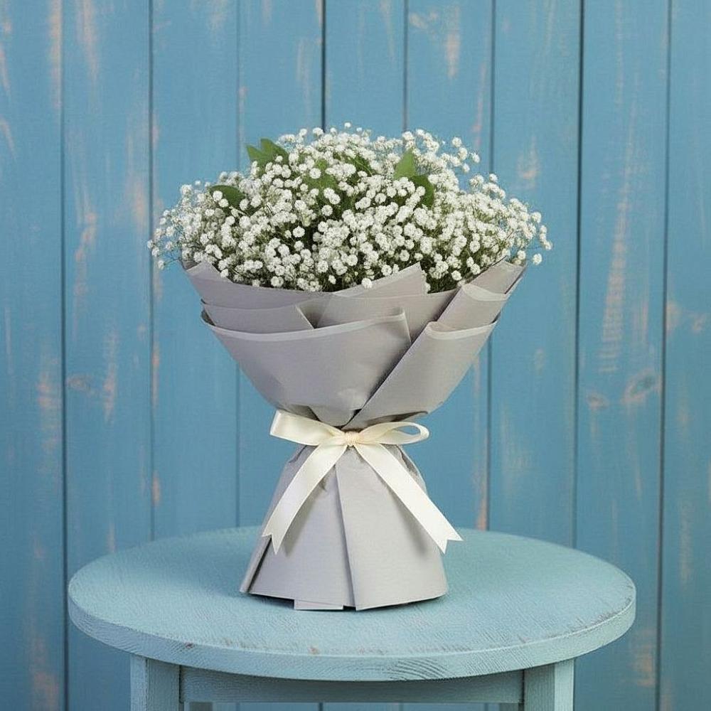 Букет цветов из: Гипсофила в Урус-Мартане