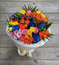 Букет цветов из:  Розы и Хризантемы в Урус-Мартане