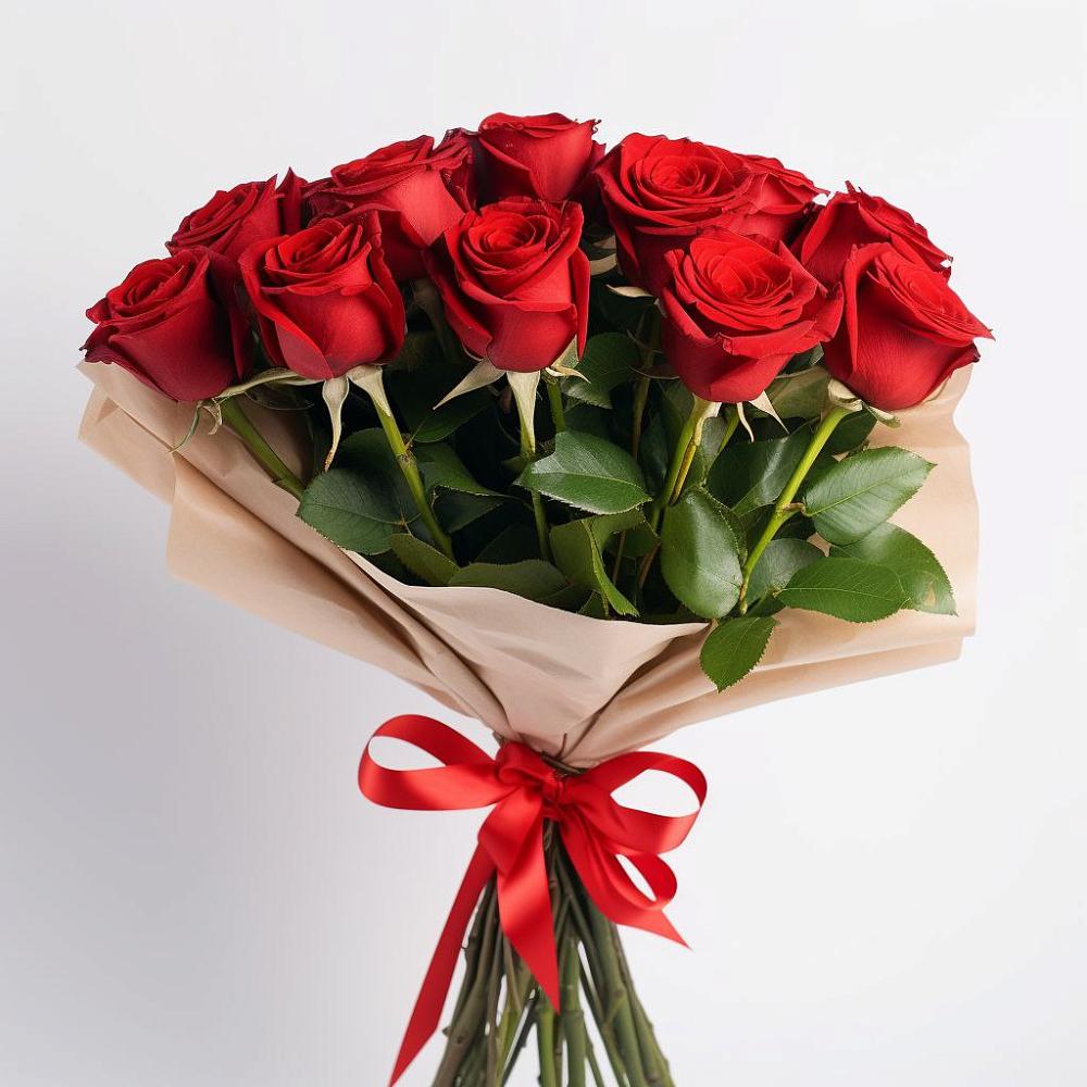 Букет 11 Красных роз Эдлесс Лав в Урус-Мартане